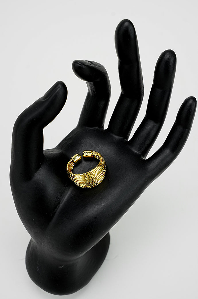 Gold Adjustable Ring
