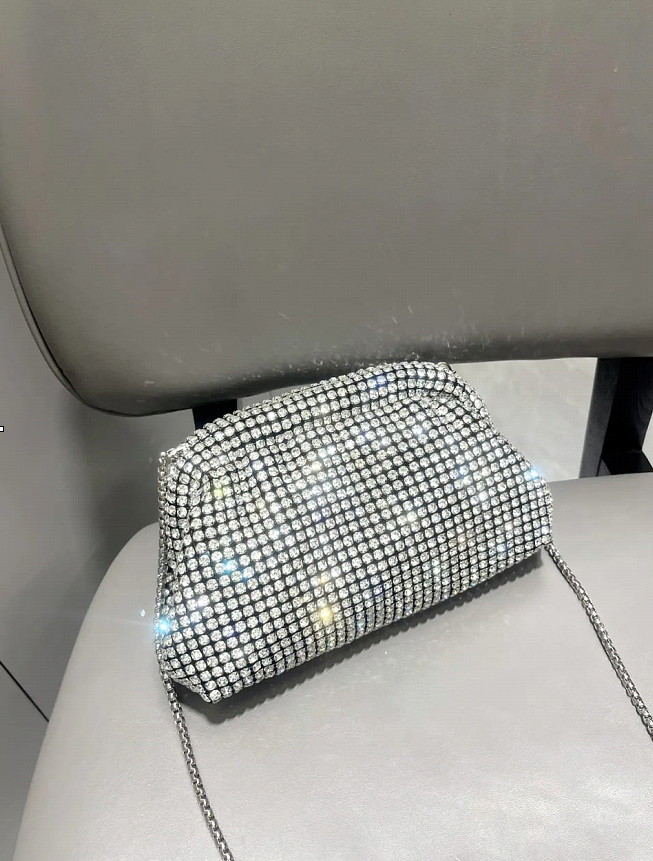 Glimmer Gem Glitter Clutch