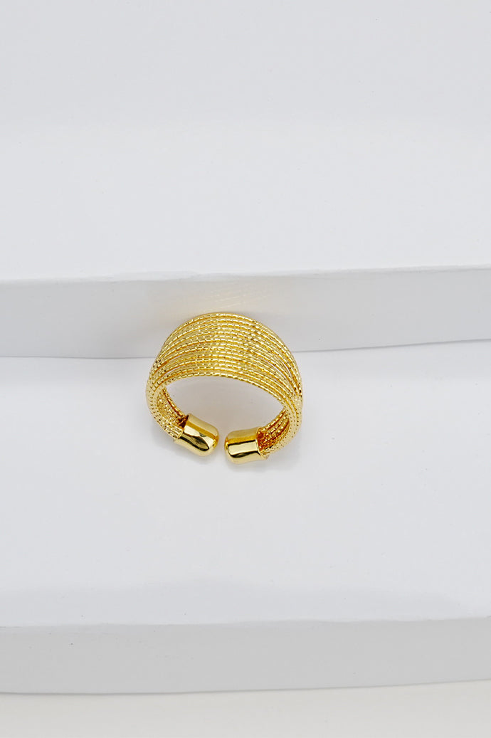Gold Adjustable Ring