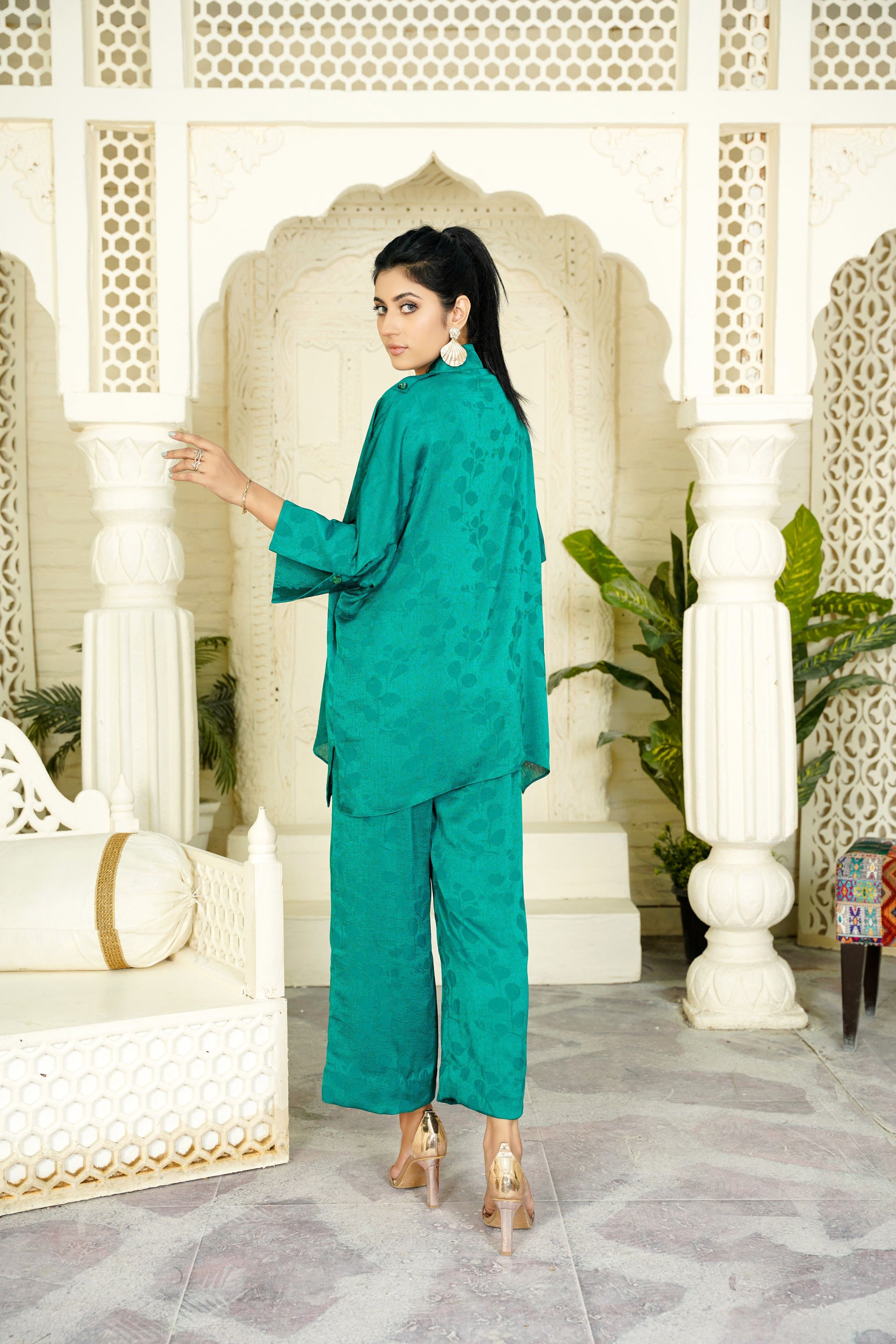 Sea Green Dress Future Style.pk Sea Green Dress Future Style.pk