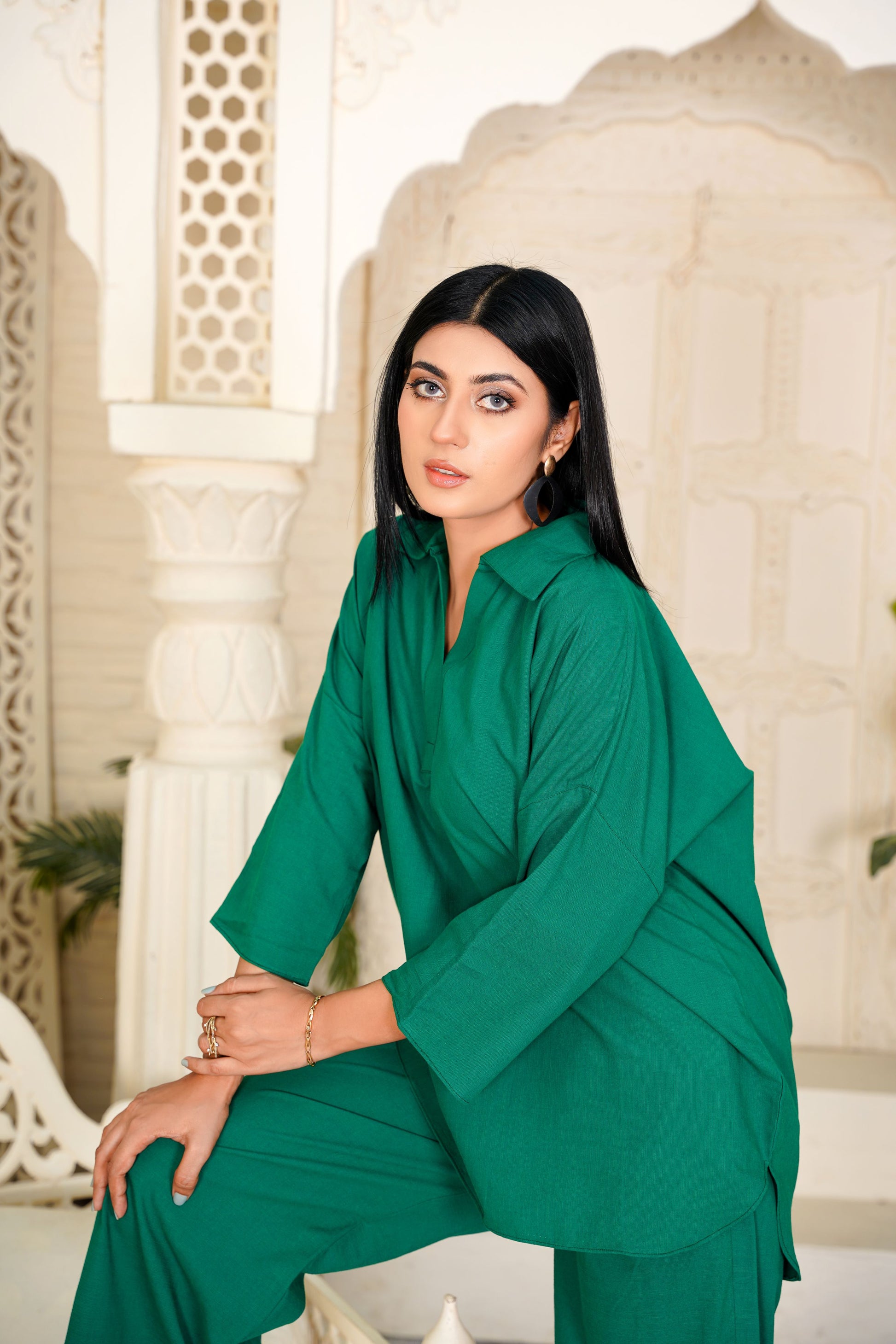 Emerald Green Dress Future Style.pk Emerald Green Dress Future Style.pk