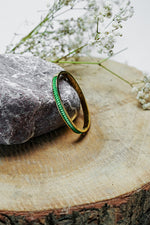 Multicolour Green stone bangles for women