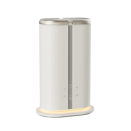 Cream dual scent aroma diffuser with gold-tone top and warm base light, Future Life Style Pakistan