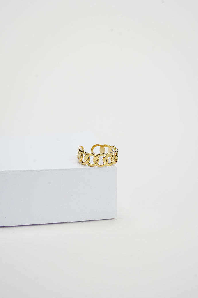 Golden Tranquility Ring by Future Style