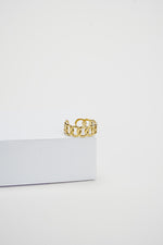 Golden Tranquility Ring by Future Style