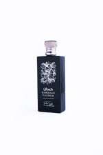 Hamdaan Platinum perfume 100ml black bottle, front view, Future Style Pakistan