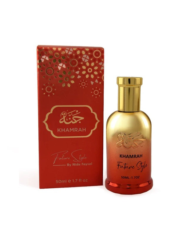 Jannat Khamrah perfume bottle and box by Future Style