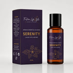 Serenity hotel-inspired aroma oil 100ml bottle and box with fragrance notes, Future Life Style Pakistan